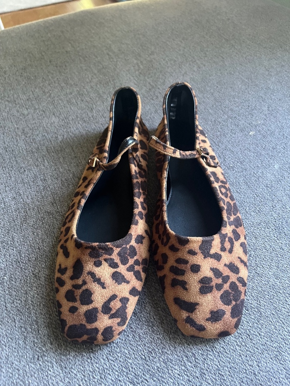H&M leopard print Mary Jane flats